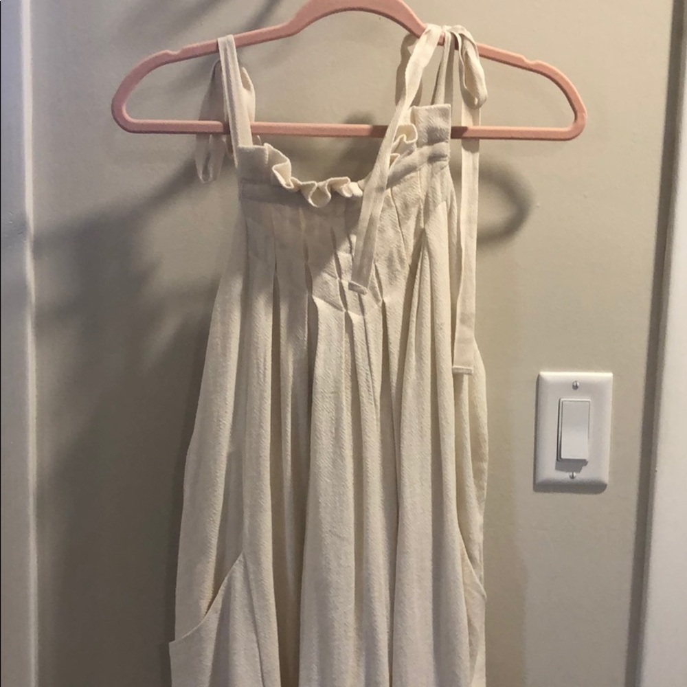 Free people wide leg romper